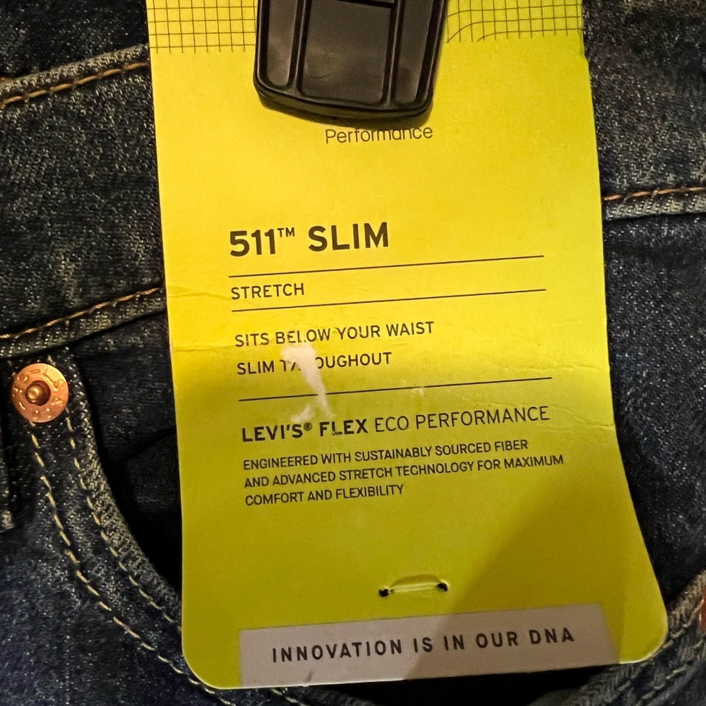 Levi Strauss & Co. 511 Slim Stretch for Men. NWT - Picture 7 of 7